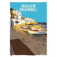 Lot de 5 Affiches Calella de Palafrugell - 20x30cm